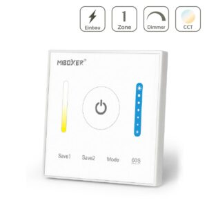 Smart Home Funk Lichtschalter Unterputz | CCT | Miboxer P2 | DC12-24V | stufenlos dimmbar