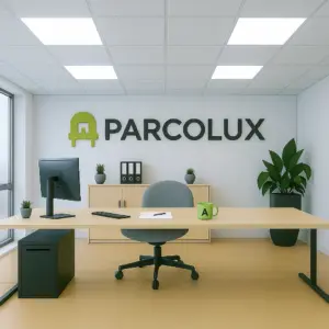 LED Panel 62x62 cm kaltweiß 5500K – 40 W Leistung für effiziente Arbeitsbereiche | Rahmen silber