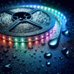 12V wasserfester RGBW LED Streifen + neutralweiß IP65 selbstklebend 5 Meter 15Wm 60LEDm 12mm breit