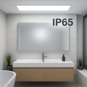 LED Panel 120x30 4000K IP65 im Badezimmer