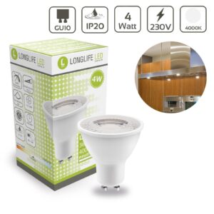 LED Spot GU10 6 Watt 2700 Kelvin 540lm 120° warmweiss, ersetzt 50 Watt