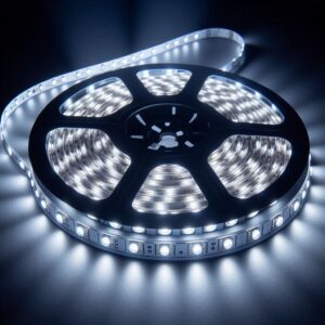 LED Strip kaltweiß 6000 Kelvin 12 Volt 5 Meter 14,4W/m 60LED/m 10mm IP20