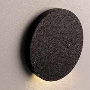 ⭐🌧️ Treppenstufenbeleuchtung außen 68mm – rund, Schwarz, warmweiß – Lichtaustritt Kato – IP44 für Außentreppen