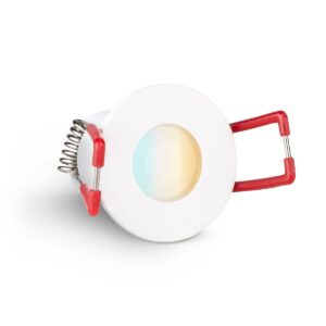 Einbaustrahler Mini 3W IP65 - Lichtfarbe: CCT 2700K-5500K - Gehäusefarbe: weiß RAL 9016