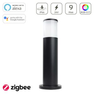 MiBoxer LA5-09R-ZL Wegeleuchte rund 9W 24V RGB+CCT Zigbee