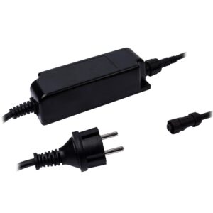 12V DC Outdoor Netzteil 60W DC 5A IP67 für IP44 Stecksystem schwarz