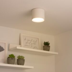 Deckenleuchte GX53 | IP44 | in weiß | rund | 3000 Kelvin warmweiß