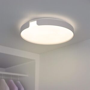 LED Deckenleuchte 3000 Kelvin warmweiß 24 Watt Ø400 mm - Farbe: Weiß