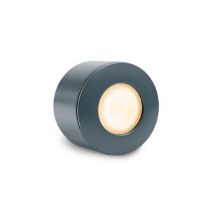 Aufbaustrahler 12 Volt | Anthrazit | IP44 | 2700K-Warmweiß | 3 Watt