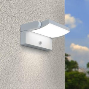 Außenwandleuchte mit Bewegungsmelder weiß neutralweiß 4000K 26,5 Watt