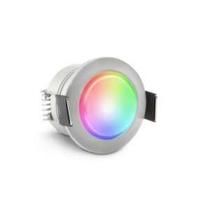 Mini LED Einbaustrahler 12V IP65 RGB+2700K Farbwechsel 3 Watt Einbaudurchmesser 35 mm
