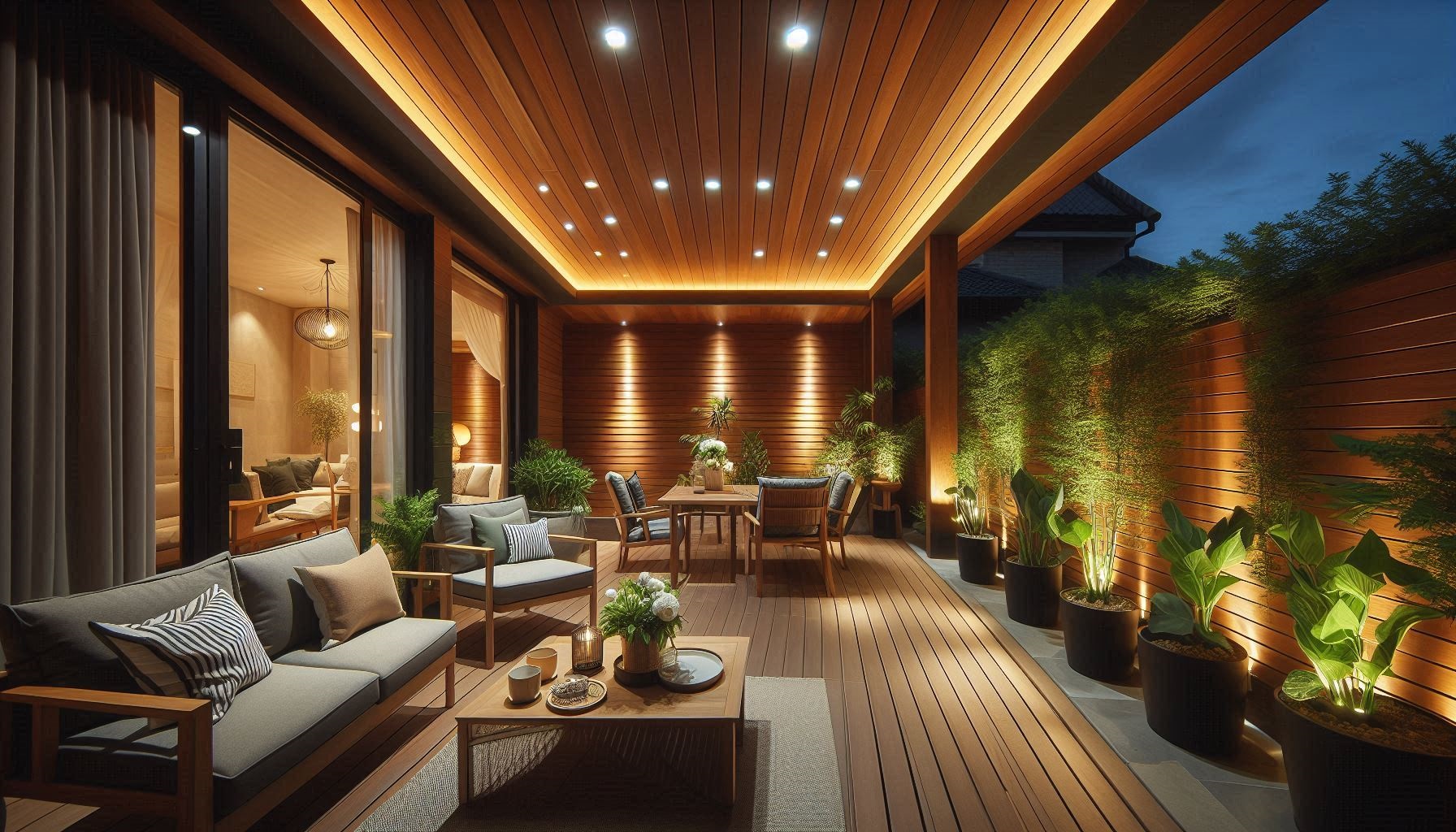 Terrassenbeleuchtung