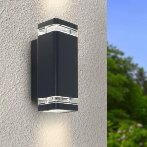 Außenwandleuchte Up & Down | GU10 | anthrazit RAL 7016 | IP44