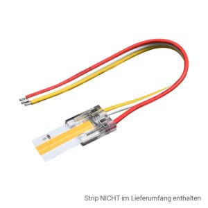 LED Streifen Anschluss Stecker – 12mm 3Pin für CCT COB LED-Streifen IP20 DC24V/3,5A
