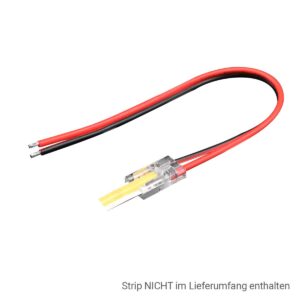 LED Streifen Anschluß Stecker 6mm 2Pin für einfarbige COB LED-Streifen IP20 DC24V/3,5A