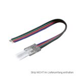 LED Streifen Anschluss Stecker – Strip Anschluss 10mm 4Pin für RGB COB LED-Streifen IP20 DC24V/3,5A