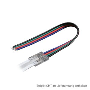 LED Streifen Anschluss Stecker – Strip Anschluss 10mm 4Pin für RGB COB LED-Streifen IP20 DC24V/3,5A