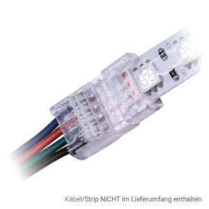 LED Streifen Anschlusskabel mit Stecker 4 Pin für RGB LED-Streifen 10mm IP65