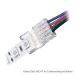 LED Streifen Anschlusskabel mit Stecker 4 Pin für einfarbige LED-Streifen