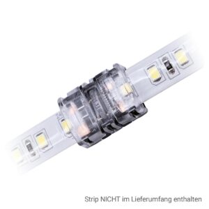 Streifenverbinder 10mm 2Pin für einfarbige LED-Streifen IP65 DC24V/5A – Zuverlässige Verbindung für wettergeschützte Beleuchtungsprojekte