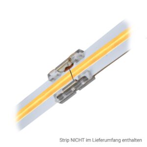 Strip Verbinder 10mm 2Pin für einfarbige COB LED-Streifen IP20 DC24V/5A – Deine Lösung für eine zuverlässige Verbindung