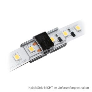 Strip Verbinder 10mm 2Pin für einfarbige LED-Streifen IP20 DC24V/5A – Die perfekte Lösung für Deine LED-Beleuchtung