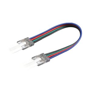 Strip Verbinder 10mm 4Pin für RGB COB LED-Streifen – Zuverlässige Verbindung für leuchtende Farben