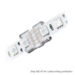 Strip Verbinder 10mm 4Pin für RGB LED-Streifen IP20 DC24V/5A – Für eine einfache und stabile Verbindung Deiner RGB LED-Beleuchtung