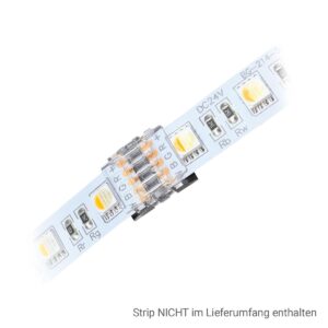 Strip Verbinder 12mm 5Pin für RGBW LED-Streifen IP20 DC24V/3.5A – Deine Lösung für professionelle RGBW LED-Installationen