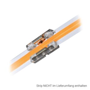 Strip Verbinder 8mm 2Pin für einfarbige COB LED-Streifen IP20 DC24V/5A – Deine perfekte Lösung für einfarbige Beleuchtung
