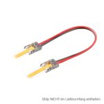 Strip Verbinder Kabel 8mm 2Pin für einfarbige COB LED-Streifen IP20 DC24V/3,5A – Die zuverlässige Verbindung für Deine COB LED-Beleuchtung
