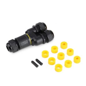 Wasserdichter Y-Kabelverbinder IP68 – 230V | 450V | 3-fach 3-polig Kabel 0,5-4mm²