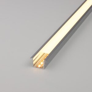 Einbau LED-Leiste – Alu Einbauprofil FreeCut 19,65x11,7mm mit LED 12V 2700K 1,5 Meter
