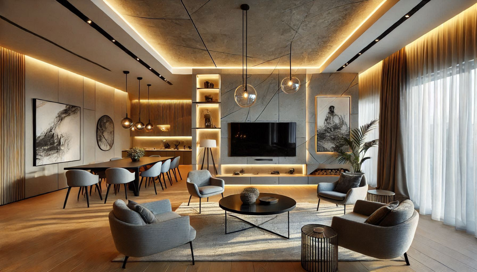 LED Beleuchtung Wohnzimmer