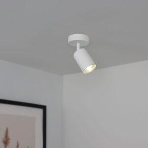 LED Deckenstrahler 1-flammig schwenkbar – Weiß, GU10-Fassung