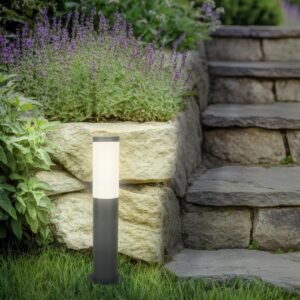 Pollerleuchte 45cm anthrazit für außen