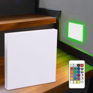 Treppenstufenbeleuchtung eckig weiß - Lichtfarbe RGB+CCT 2W - Lichtaustritt Linea-2