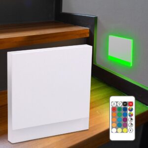 Treppenstufenbeleuchtung eckig weiß - Lichtfarbe RGB+CCT 2W - Lichtaustritt Orbis