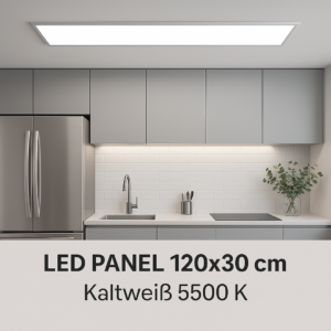 LED Panel 120x30 5500Kelvin in Küche