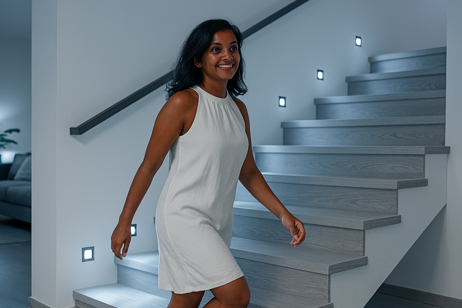 Treppenstufenbeleuchtung-kaltweiss