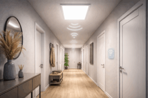 LED-Panel im Flur: Auswahl, Blendung, Sensorik, Montage, Lichtwirkung