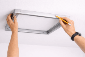 LED Panel an der Decke befestigen